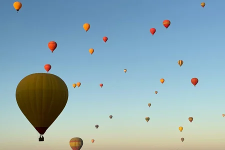 Sunrise Hot Air Balloon Flight over Marrakech & Atlas Mountains