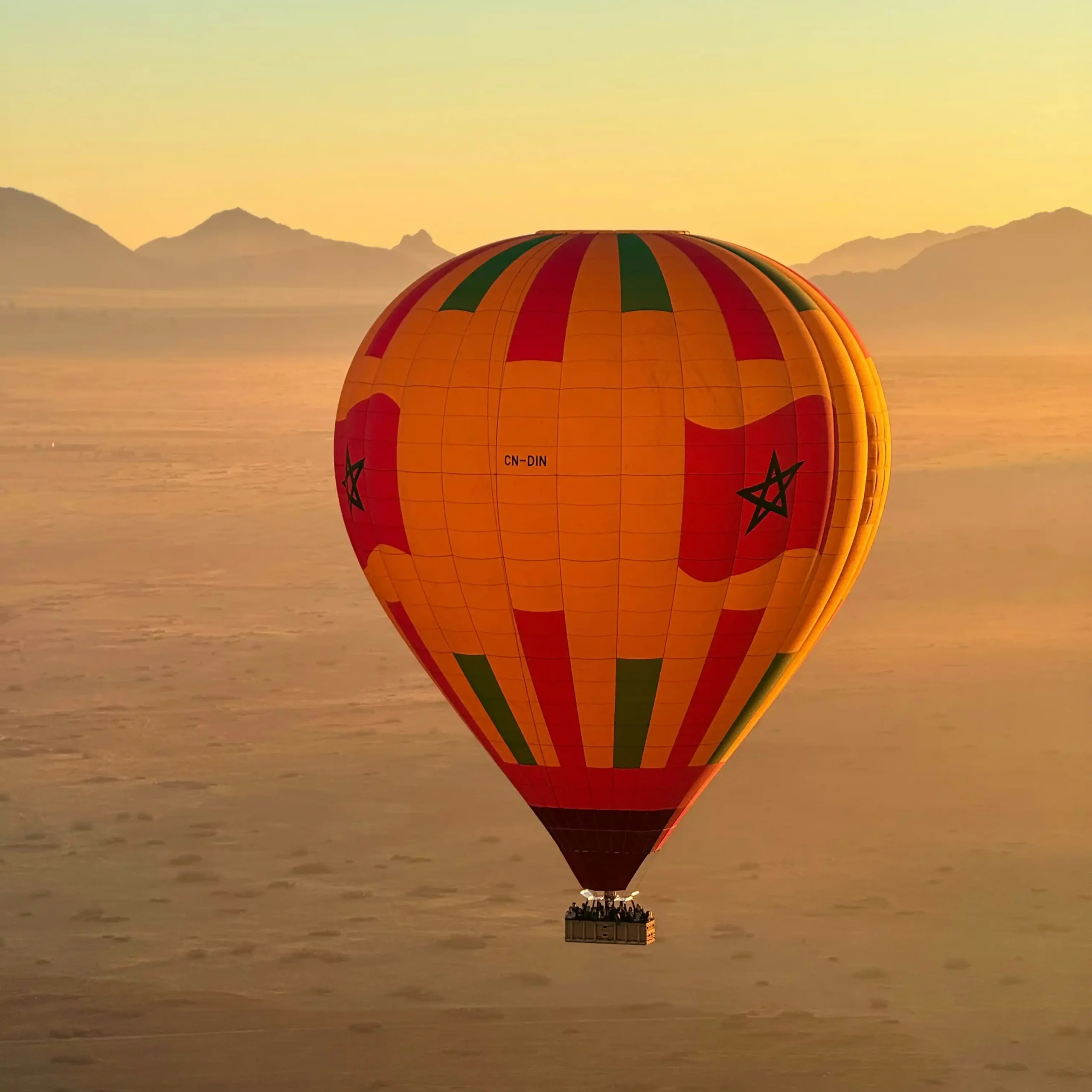 Sunrise Hot Air Balloon Flight over Marrakech & Atlas Mountains
